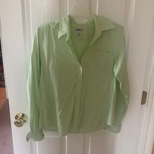 green Lily Pulitzer button down